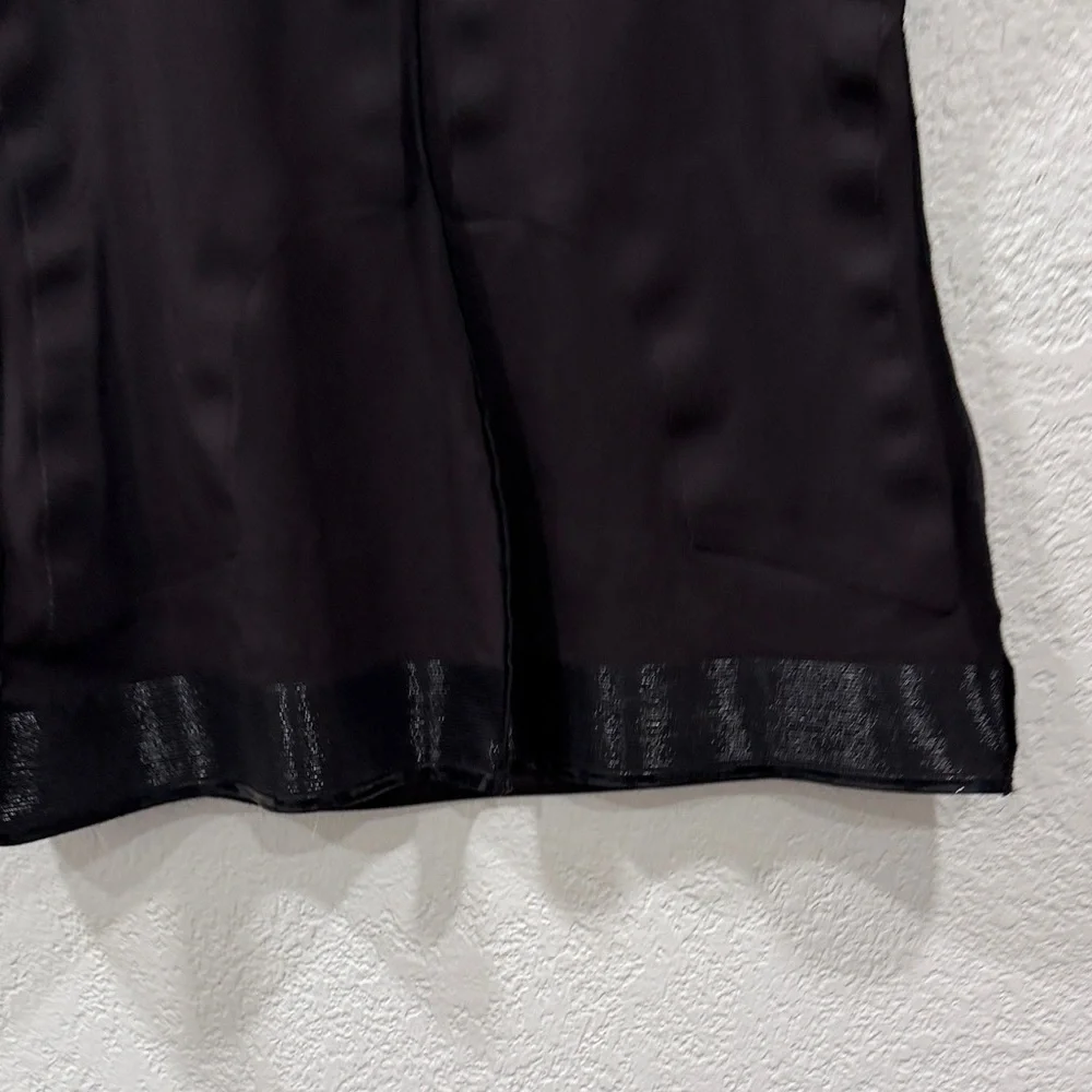 Ruby Ribbon Ultimate Black Satin Cami - Picture 6 of 9